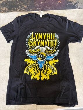 Lynyrd Skynyrd Graphic Tee - Yellow & Blue Southern Rock